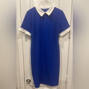 SHELBY & PALMER PEARL ACCENTED DAY DRESS